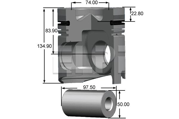 Piston LP181 3221 STD ELPI